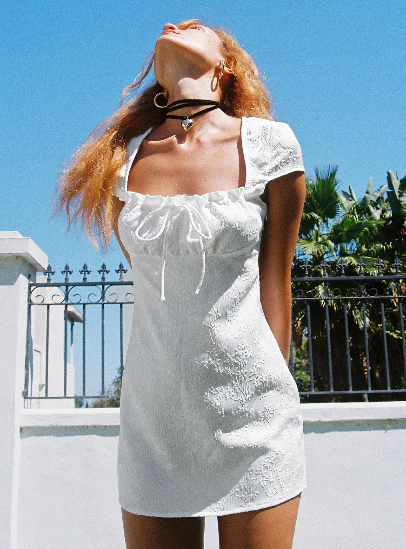 Andee Mini Dress White