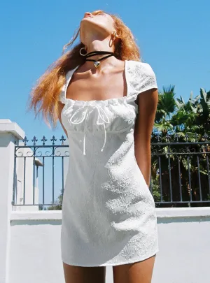 Andee Mini Dress White