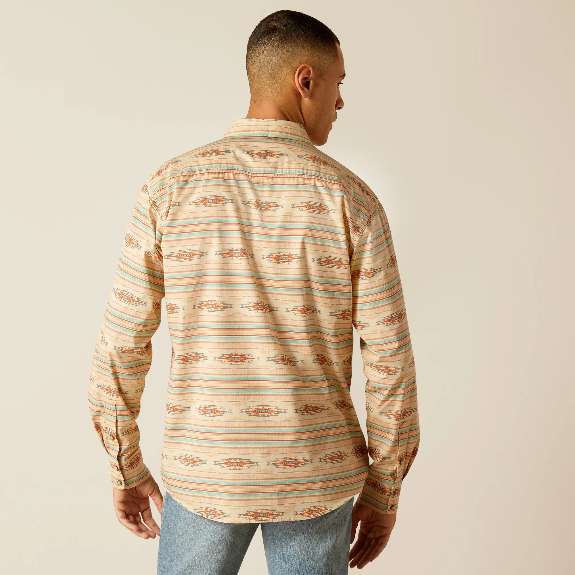 Ariat Mens 10048492 Hezekiah Retro Fit Western Shirt
