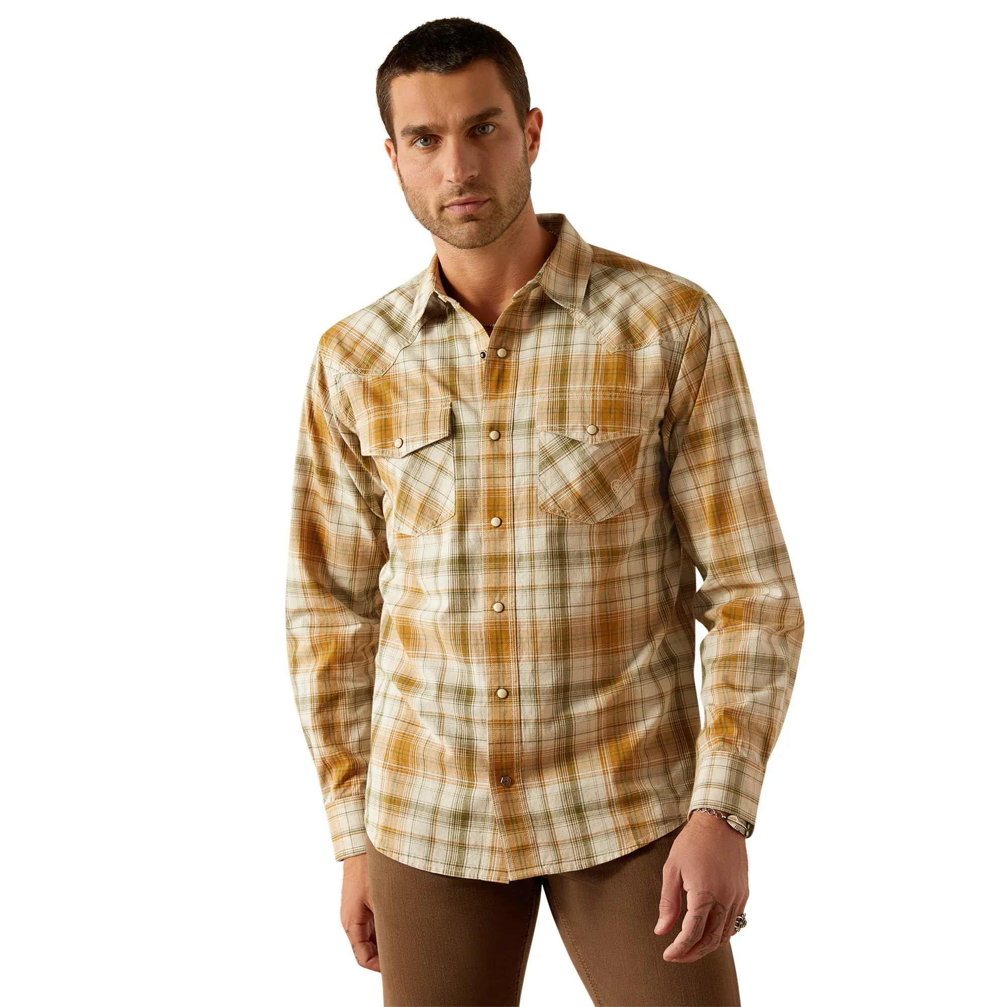 Ariat Mens Halston Retro Fit Western Shirt 10054711