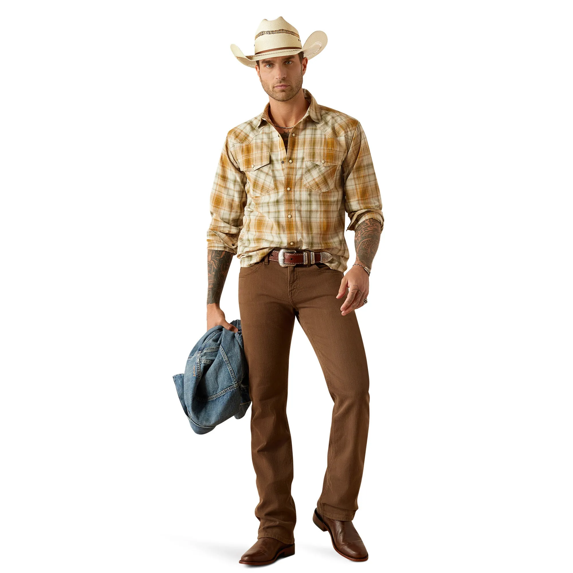 Ariat Mens Halston Retro Fit Western Shirt 10054711