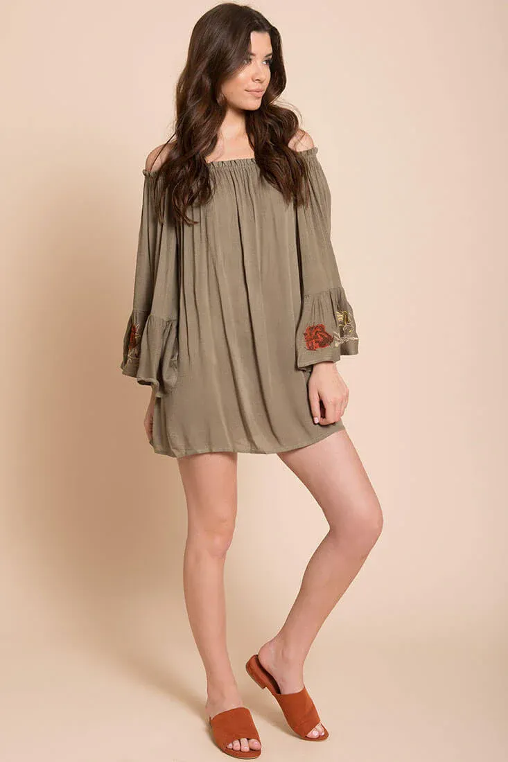 Aubree Loose Dress Olive