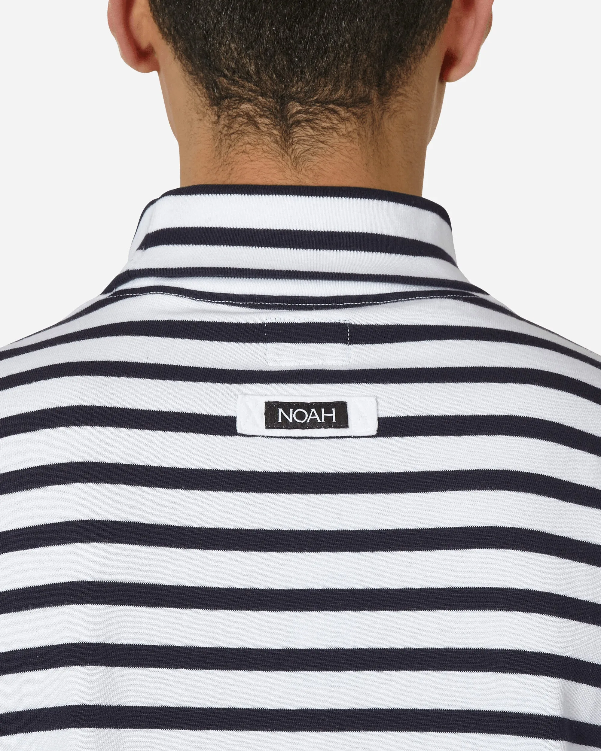 Breton Stripe Turtleneck Navy / White