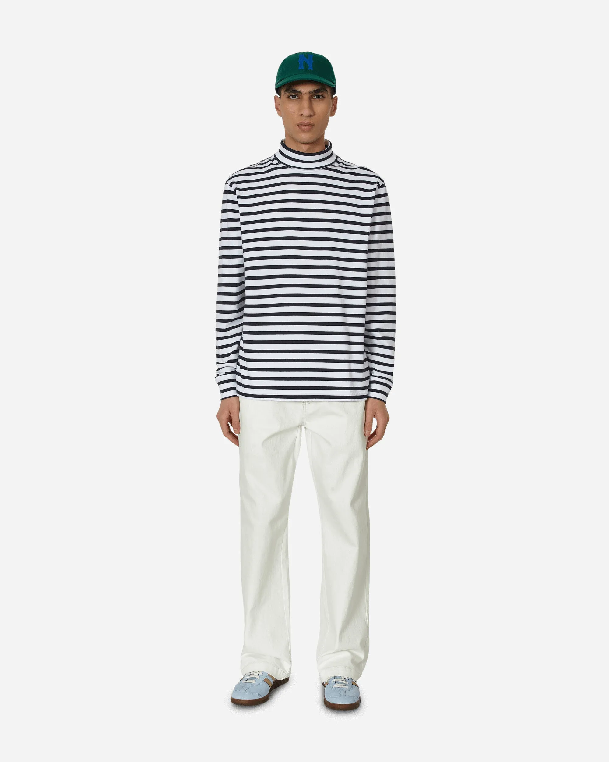 Breton Stripe Turtleneck Navy / White