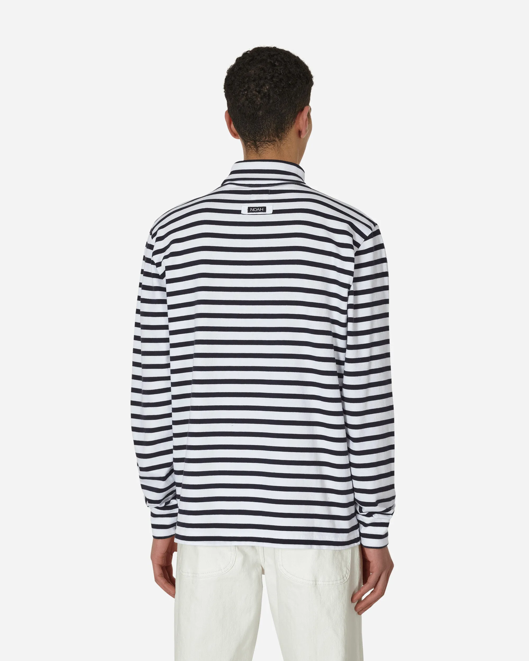 Breton Stripe Turtleneck Navy / White