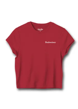 Budweiser Label Tee - Red