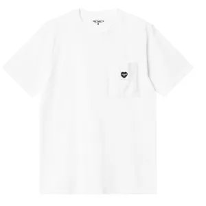 Carhartt WIP S/S Pocket Heart T-Shirt White / Black