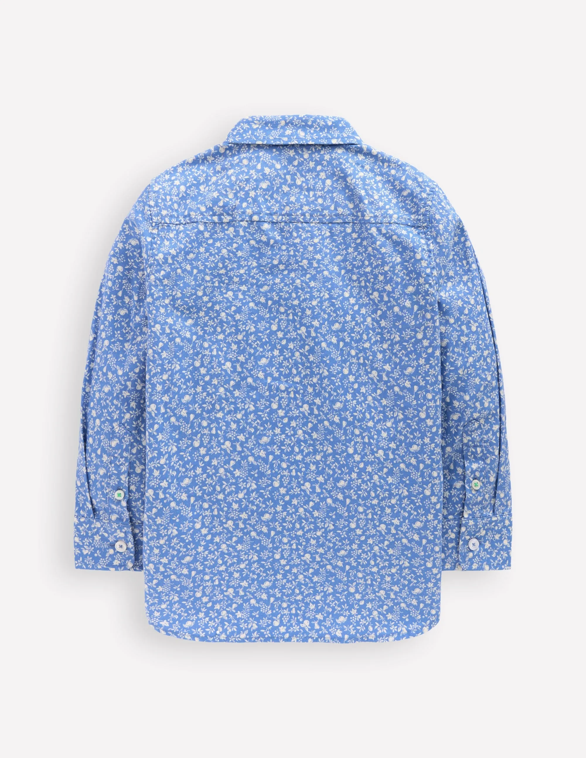Casual Twill Shirt-Penzance Blue Orchard