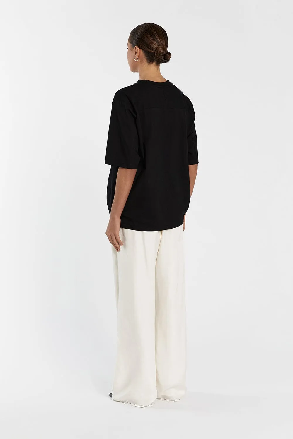 CHANCE BLACK SIGNATURE COTTON TEE