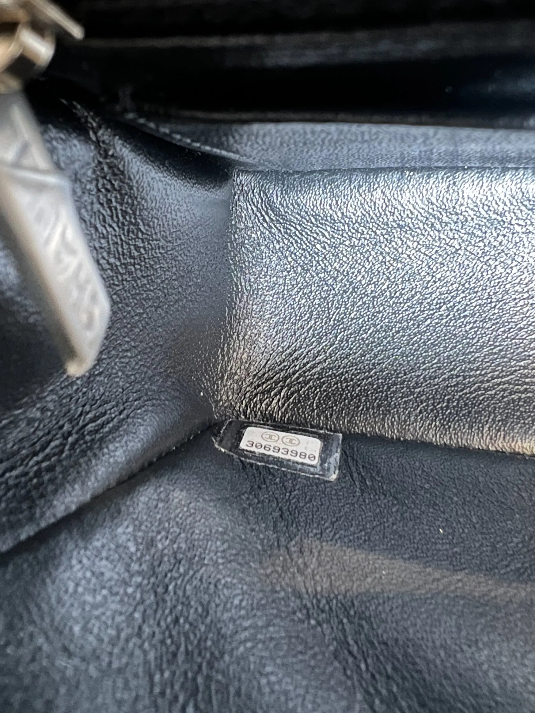 Chanel Black Lambskin Leather Mini Rectangular Crossbody