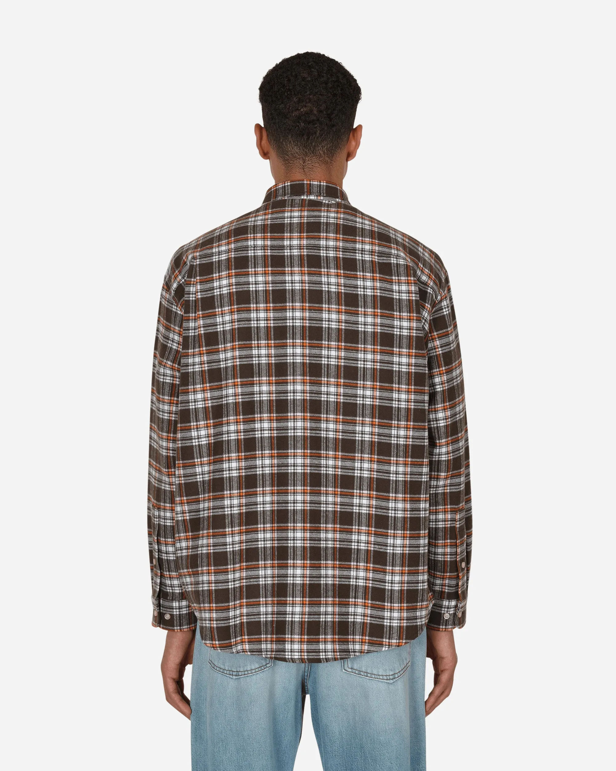 Check Longsleeve Shirt Brown