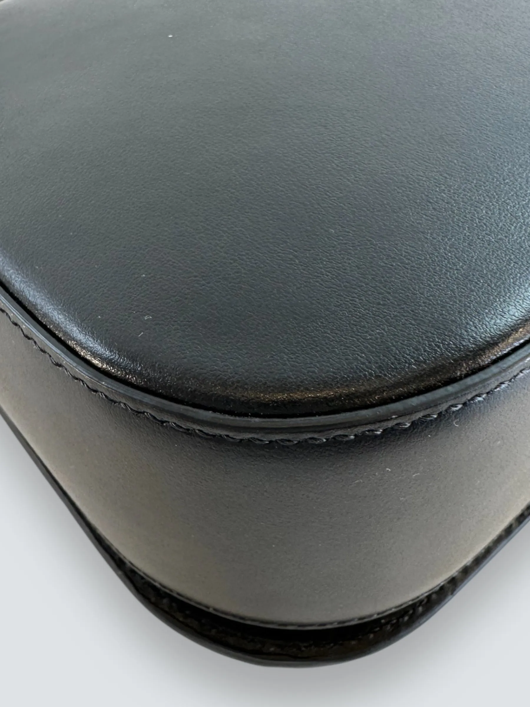 Demellier Monochrome Leather & Canvas Crossbody