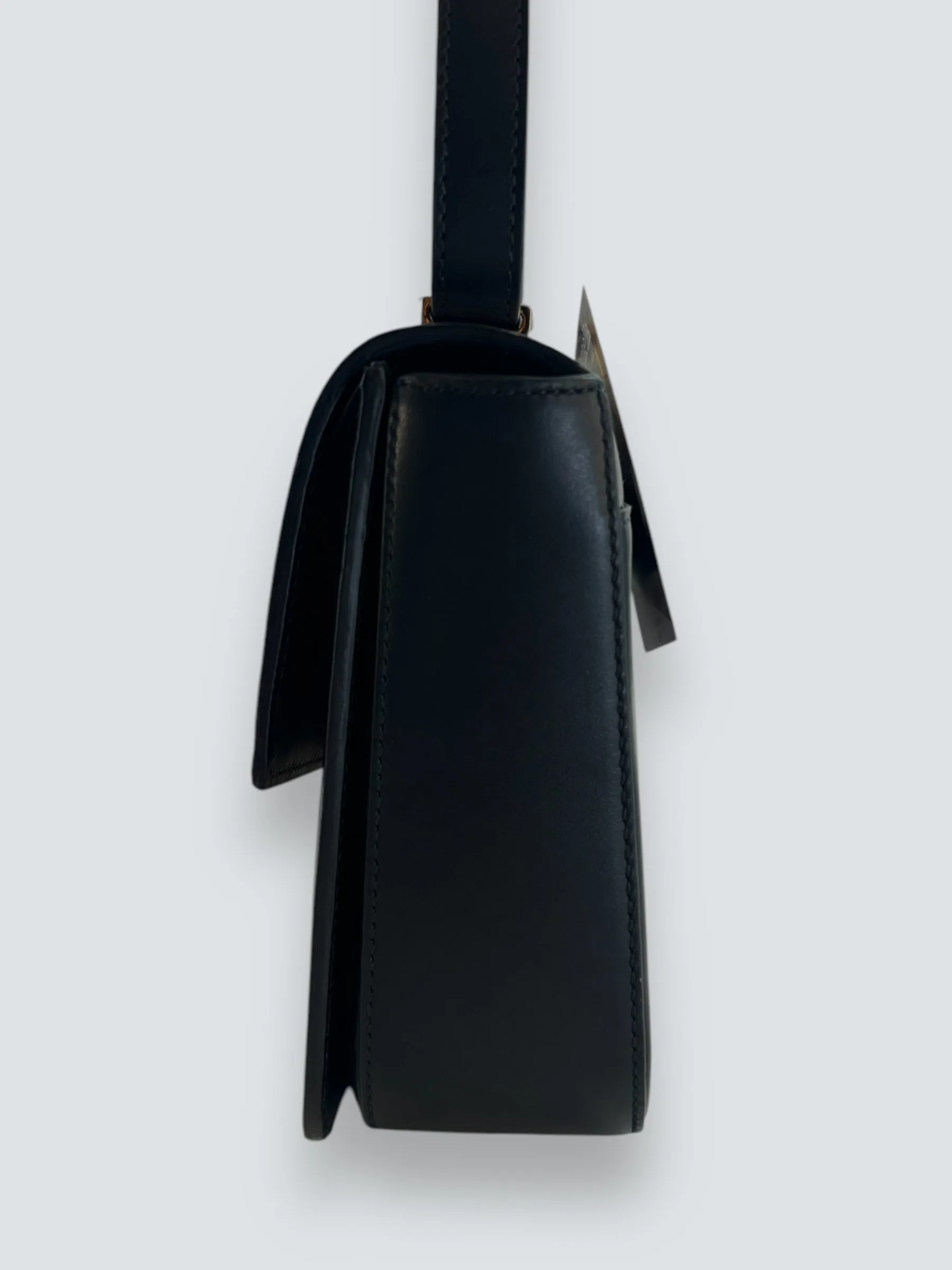 Demellier Monochrome Leather & Canvas Crossbody