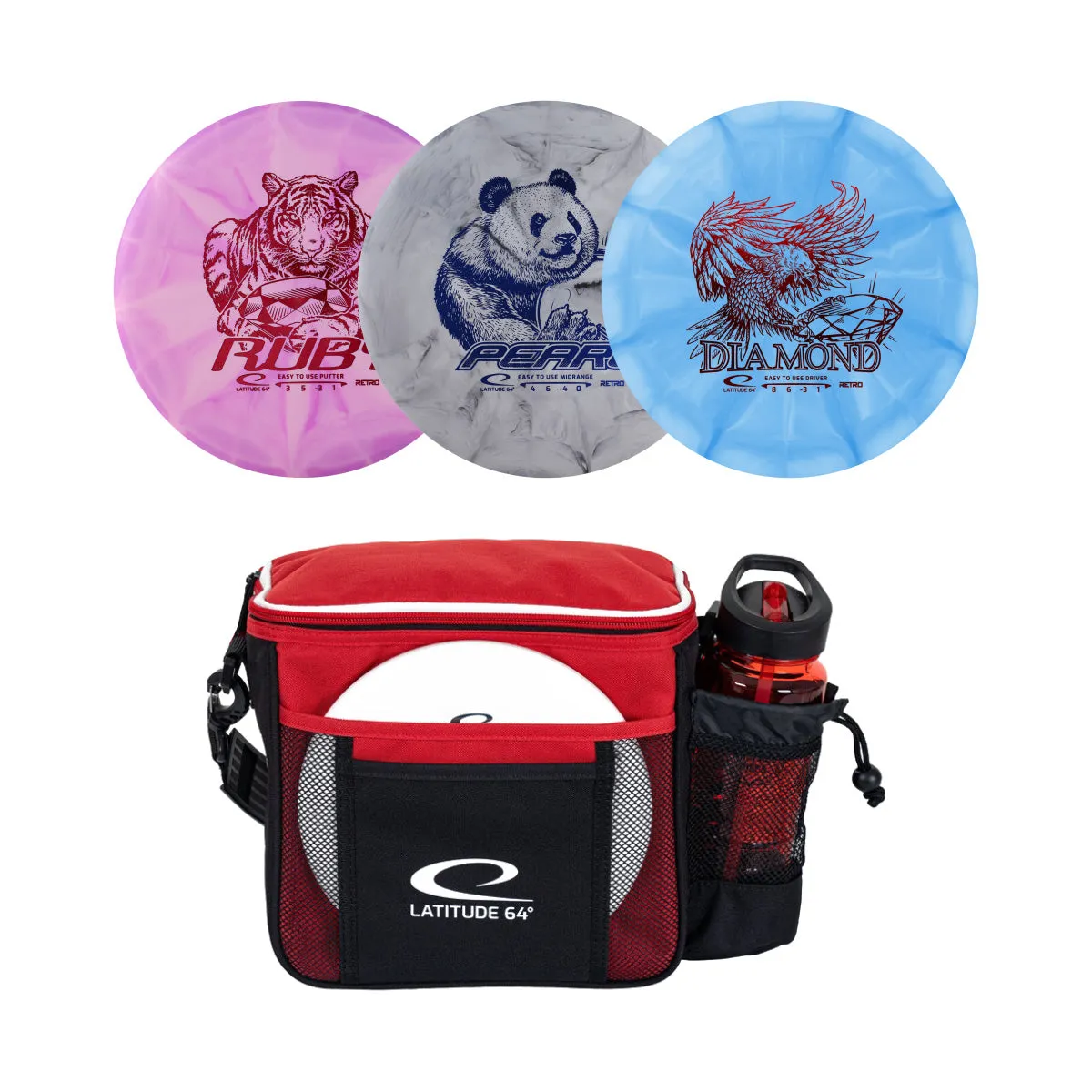 Disc Golf Starter Set Light   Slim Bag Bundle