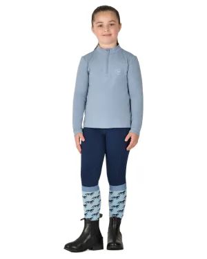 Dublin Kids Brushed Long Sleeve Riding Top