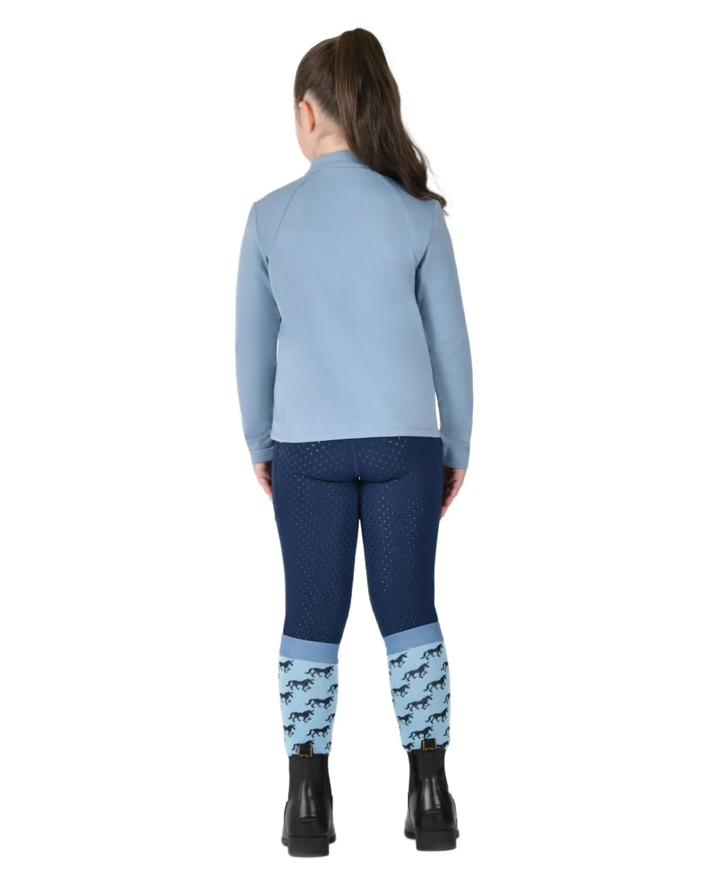 Dublin Kids Brushed Long Sleeve Riding Top