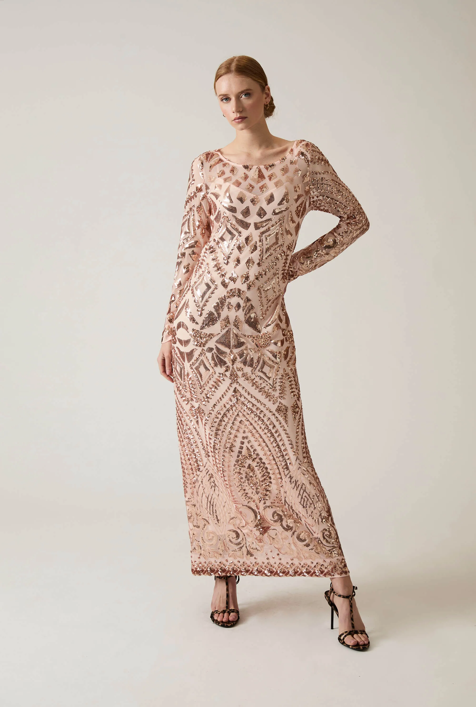 Embellished Maxi Dress