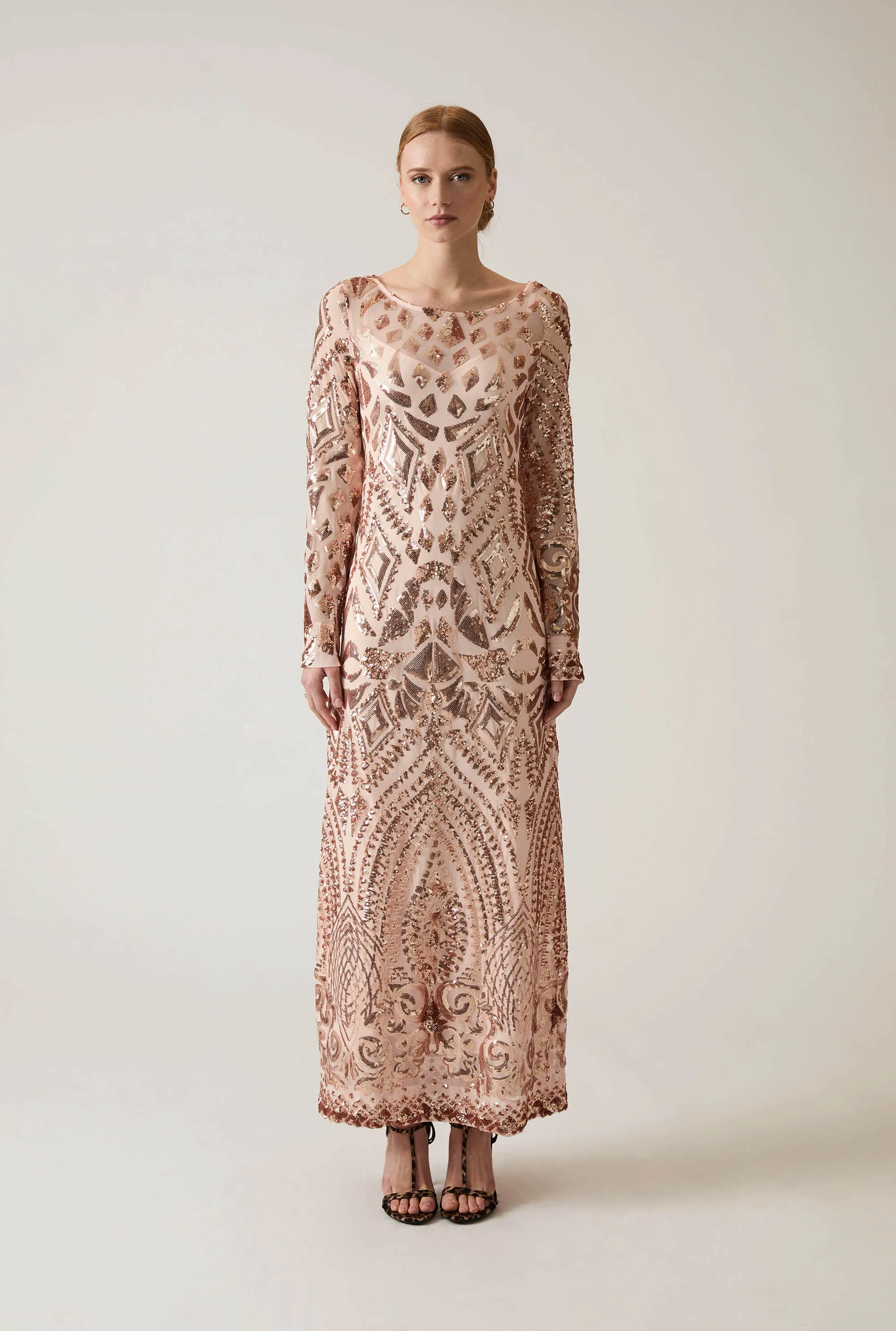 Embellished Maxi Dress
