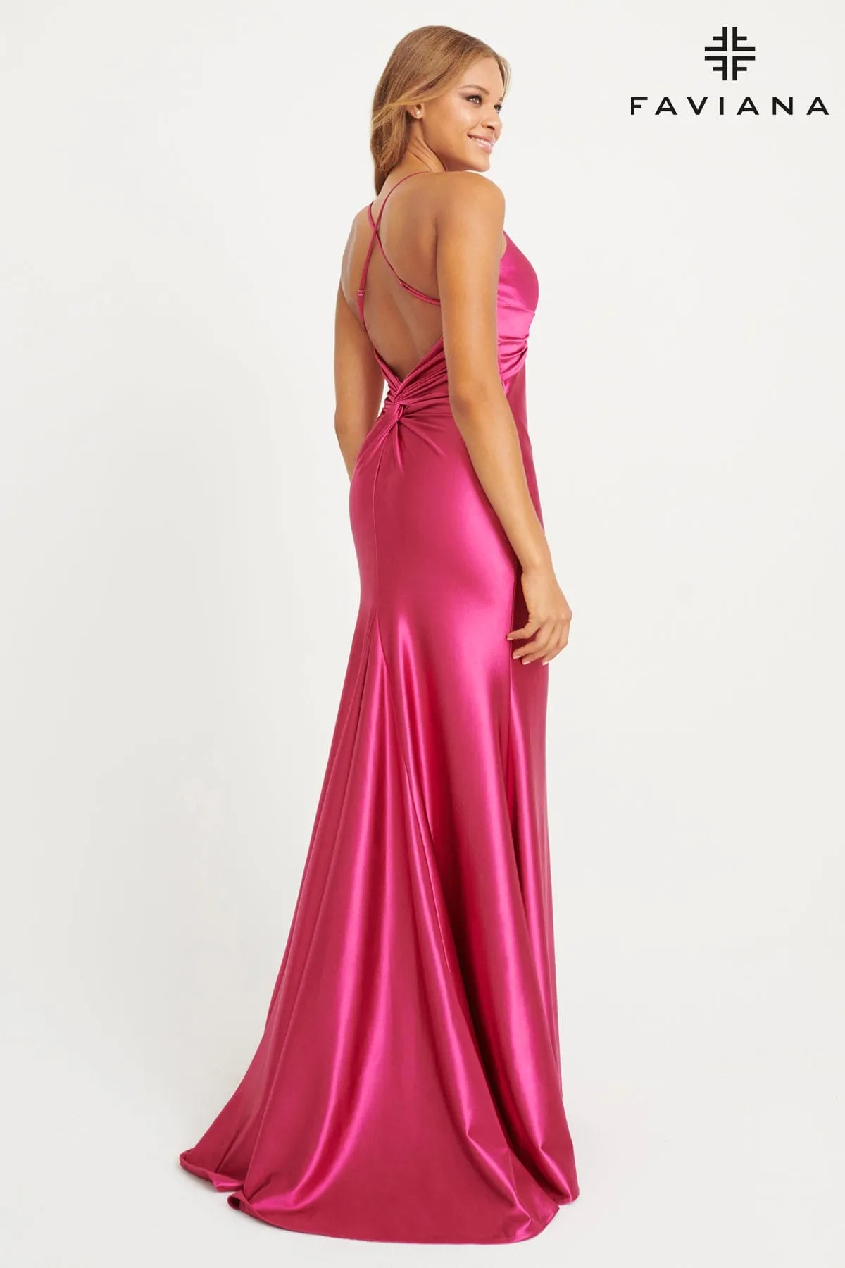 Faviana 11034 Long Formal Fitted Prom Evening Dress