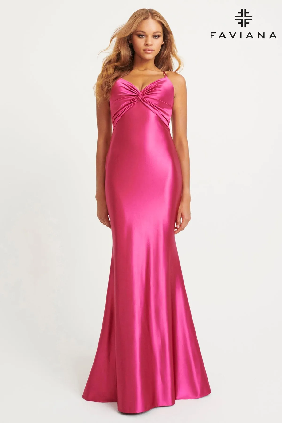 Faviana 11034 Long Formal Fitted Prom Evening Dress