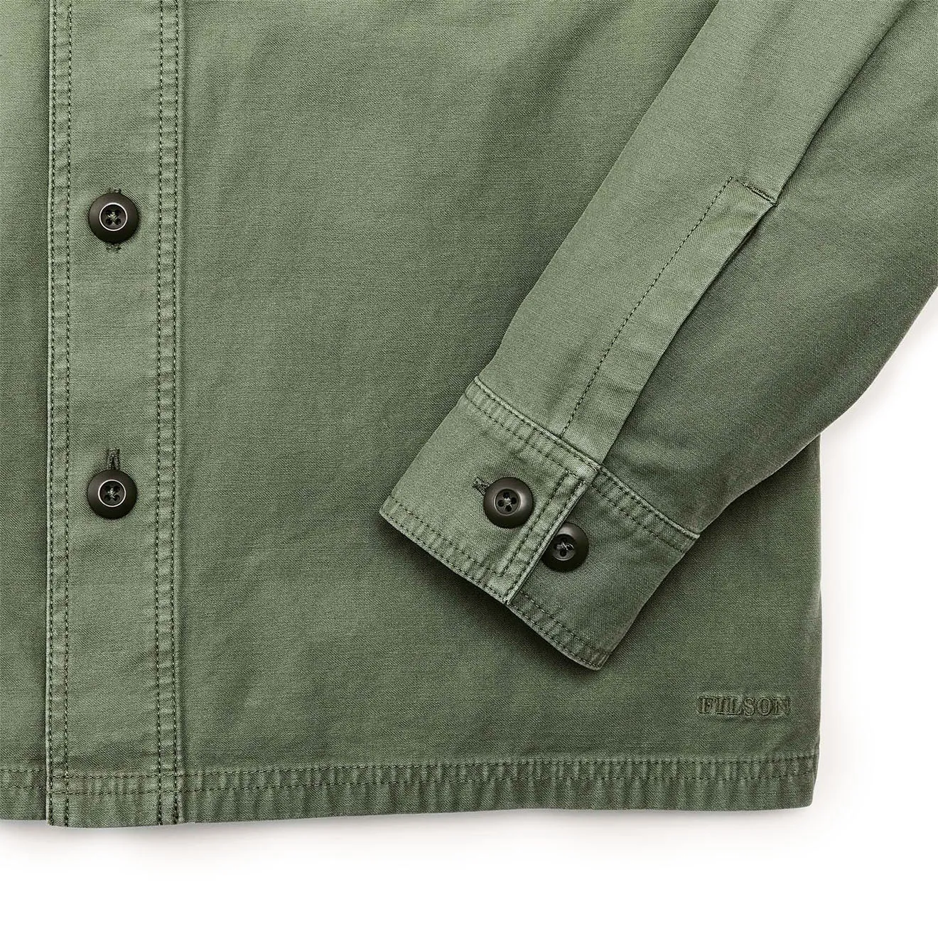 Filson Field Jac-Shirt Washed Fatigue Green
