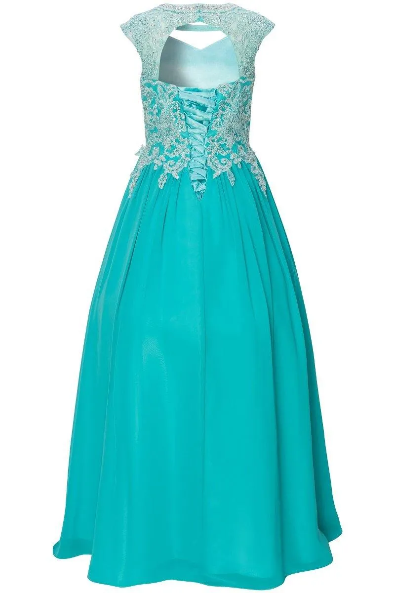 Floor Length Flower Girl Dress