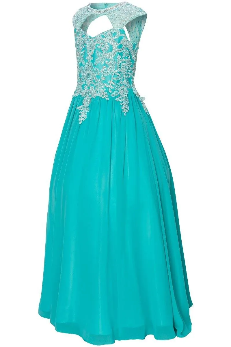 Floor Length Flower Girl Dress
