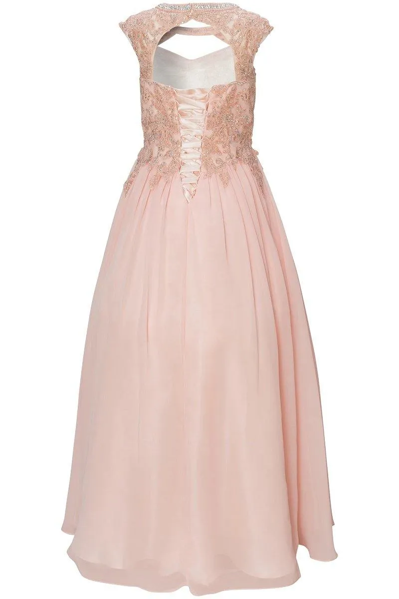 Floor Length Flower Girl Dress