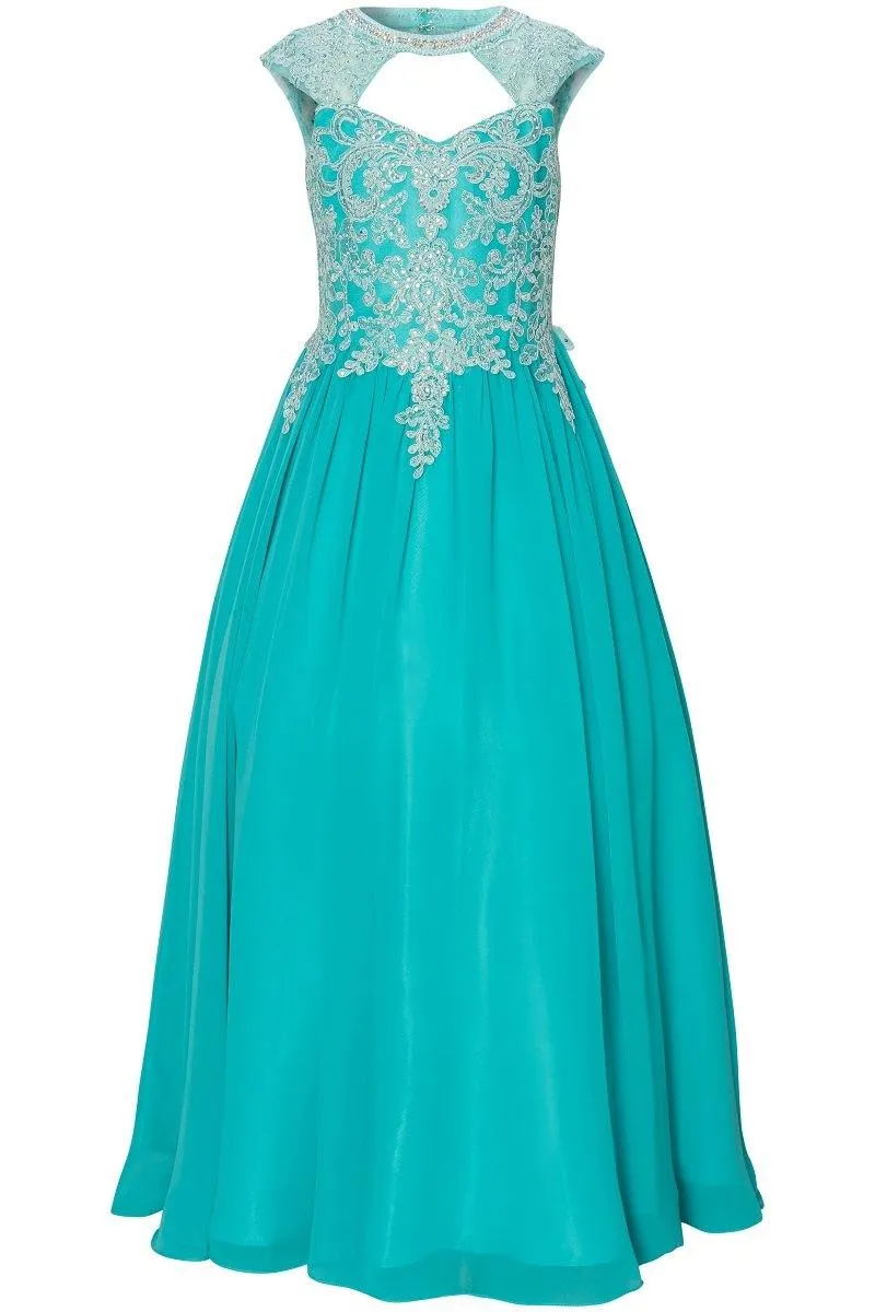 Floor Length Flower Girl Dress