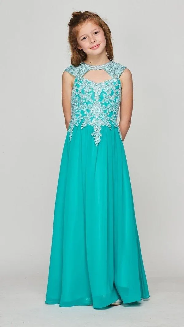 Floor Length Flower Girl Dress