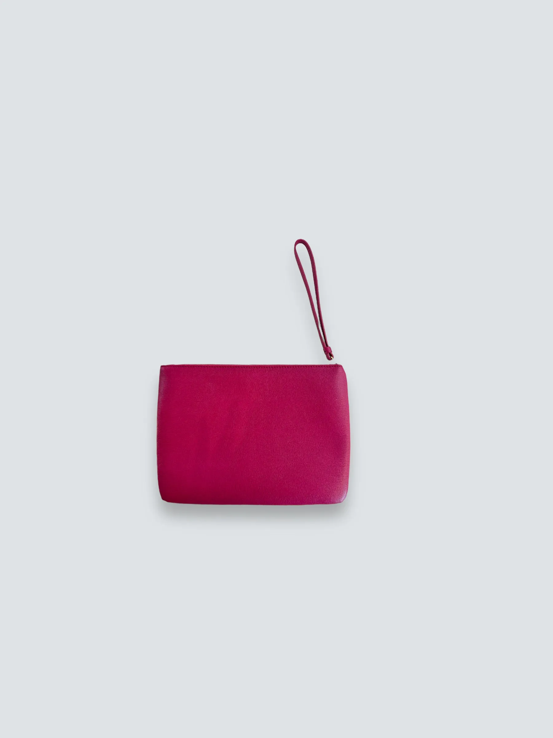 Furla Pink Leather Clutch