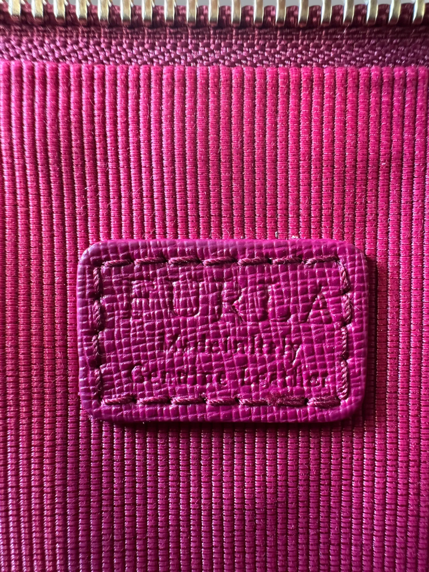 Furla Pink Leather Clutch