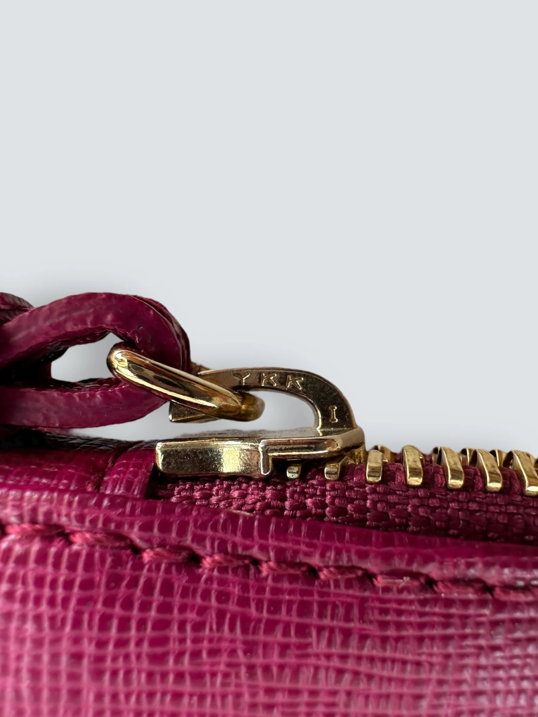 Furla Pink Leather Clutch
