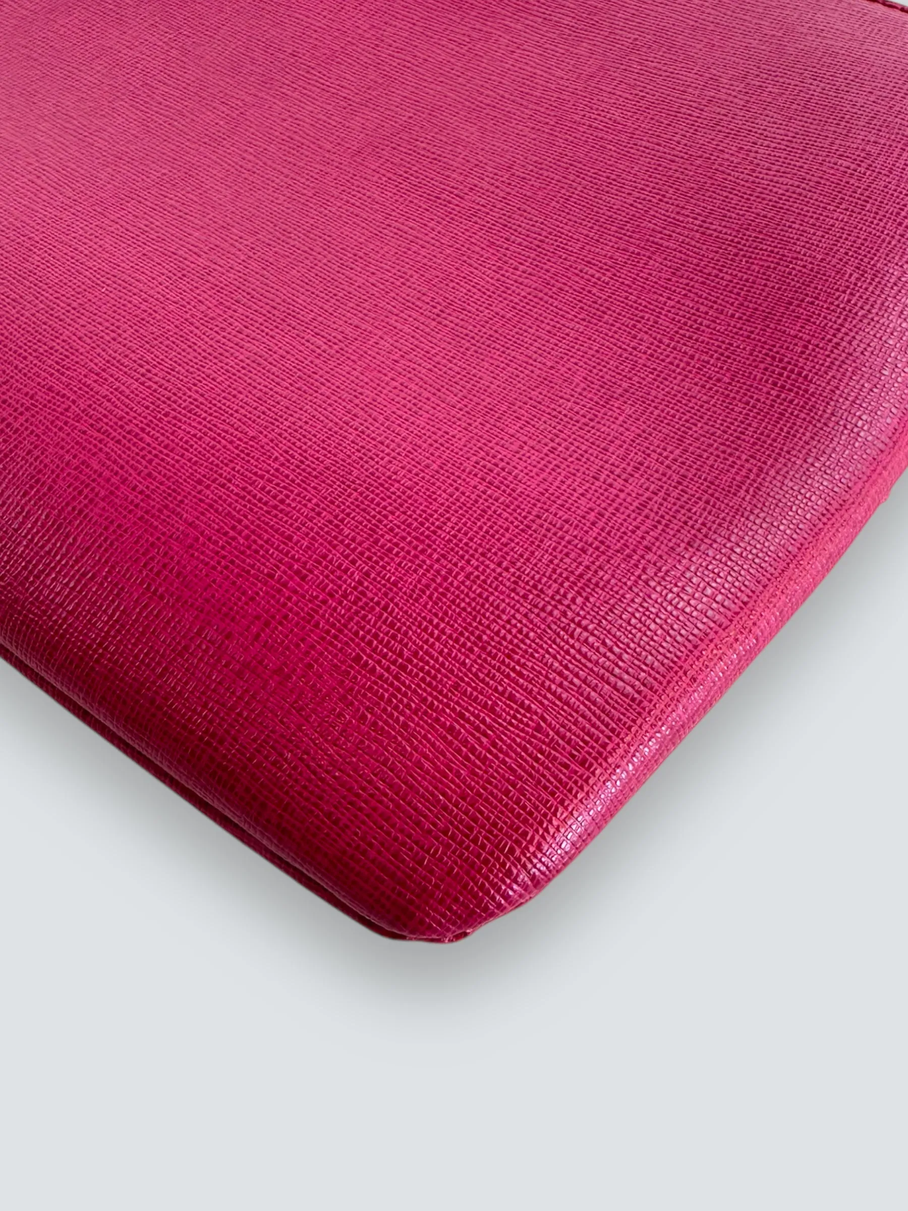 Furla Pink Leather Clutch