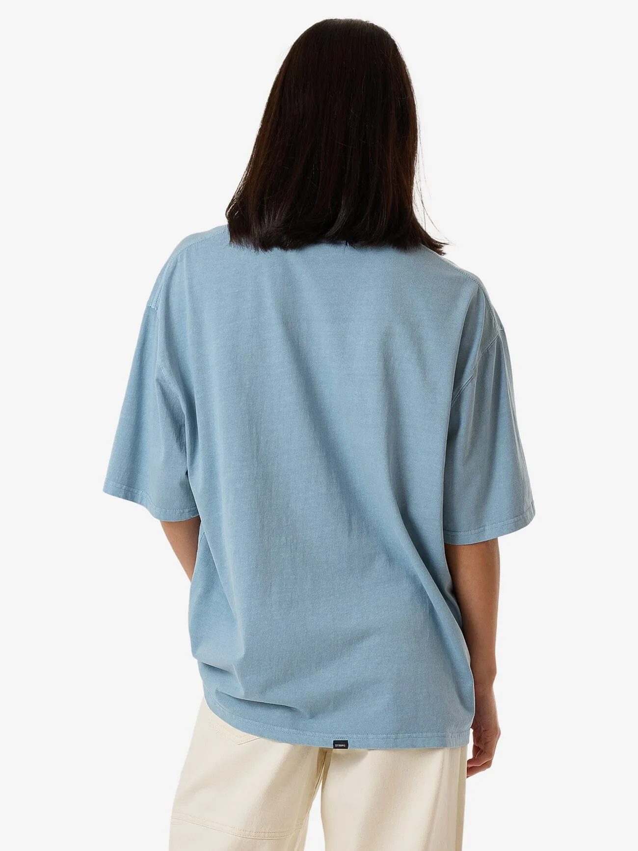 Gazed Oversized Tee - Stone Blue