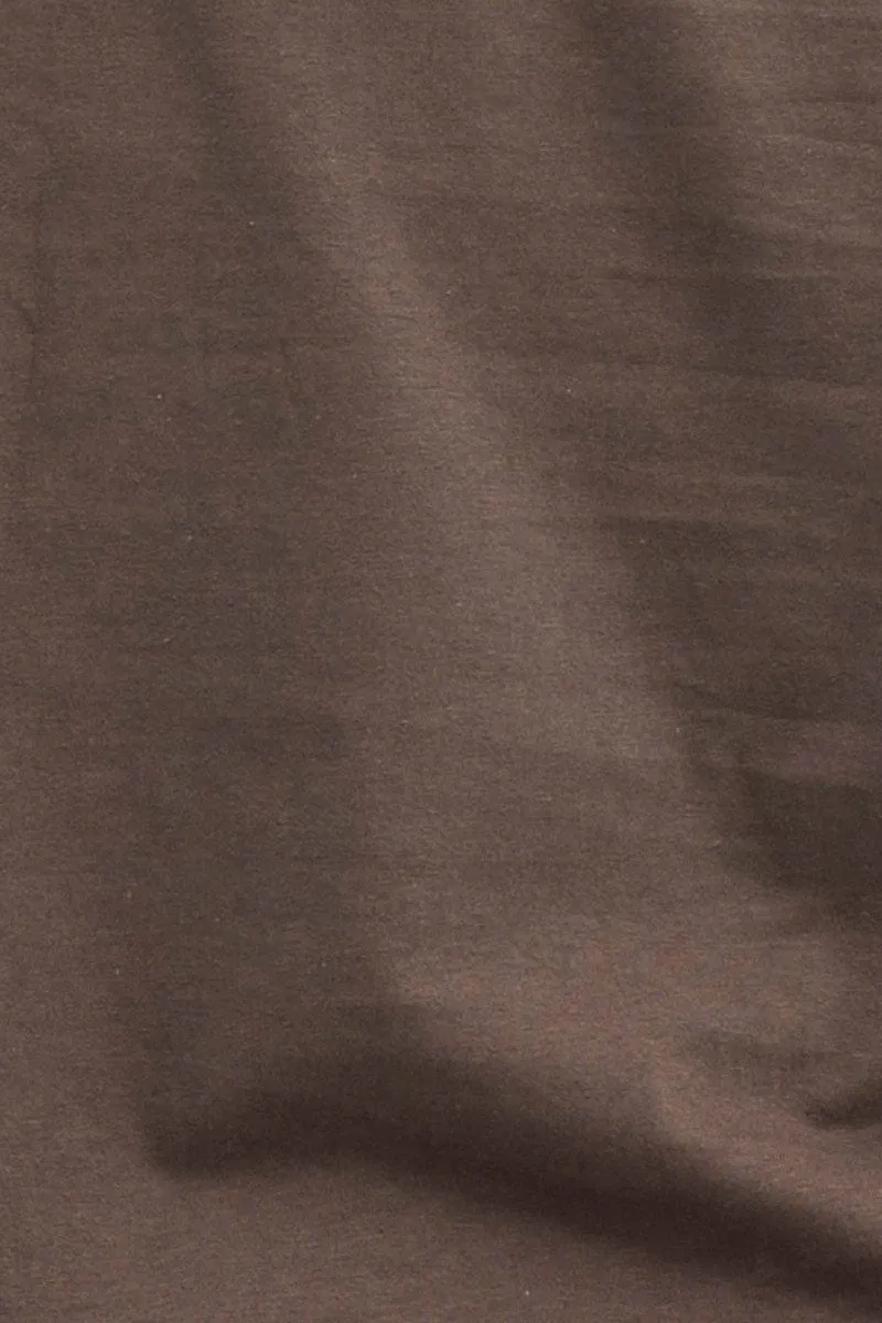 Grey Roll Sleeve Crew Neck Tee