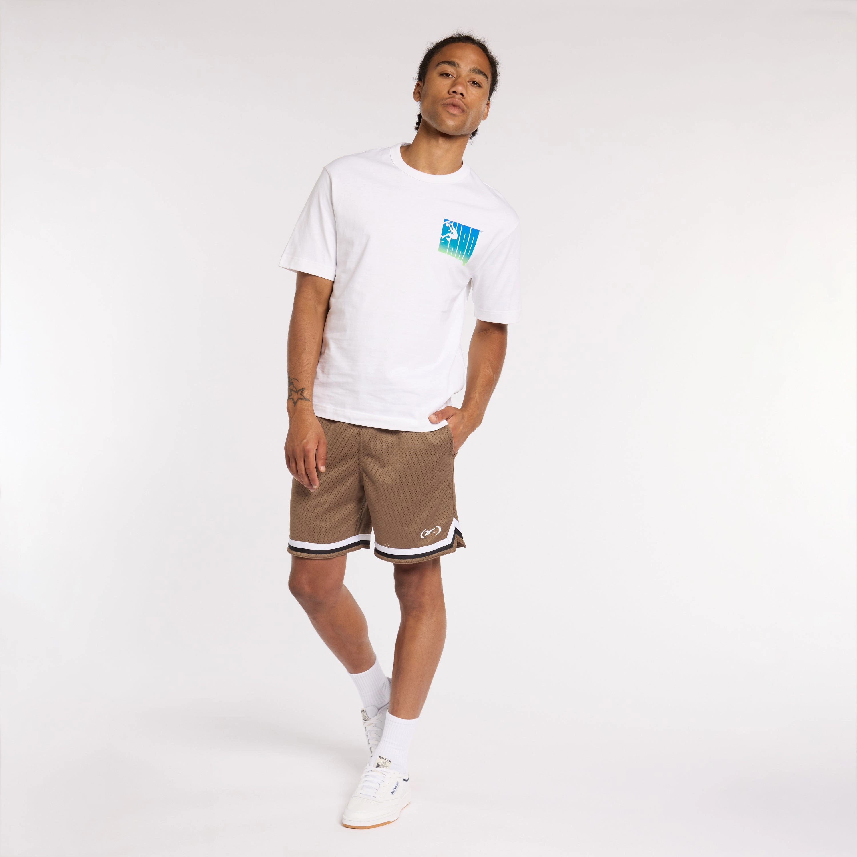 Gs Hs Shaq Silo Logo Tee White