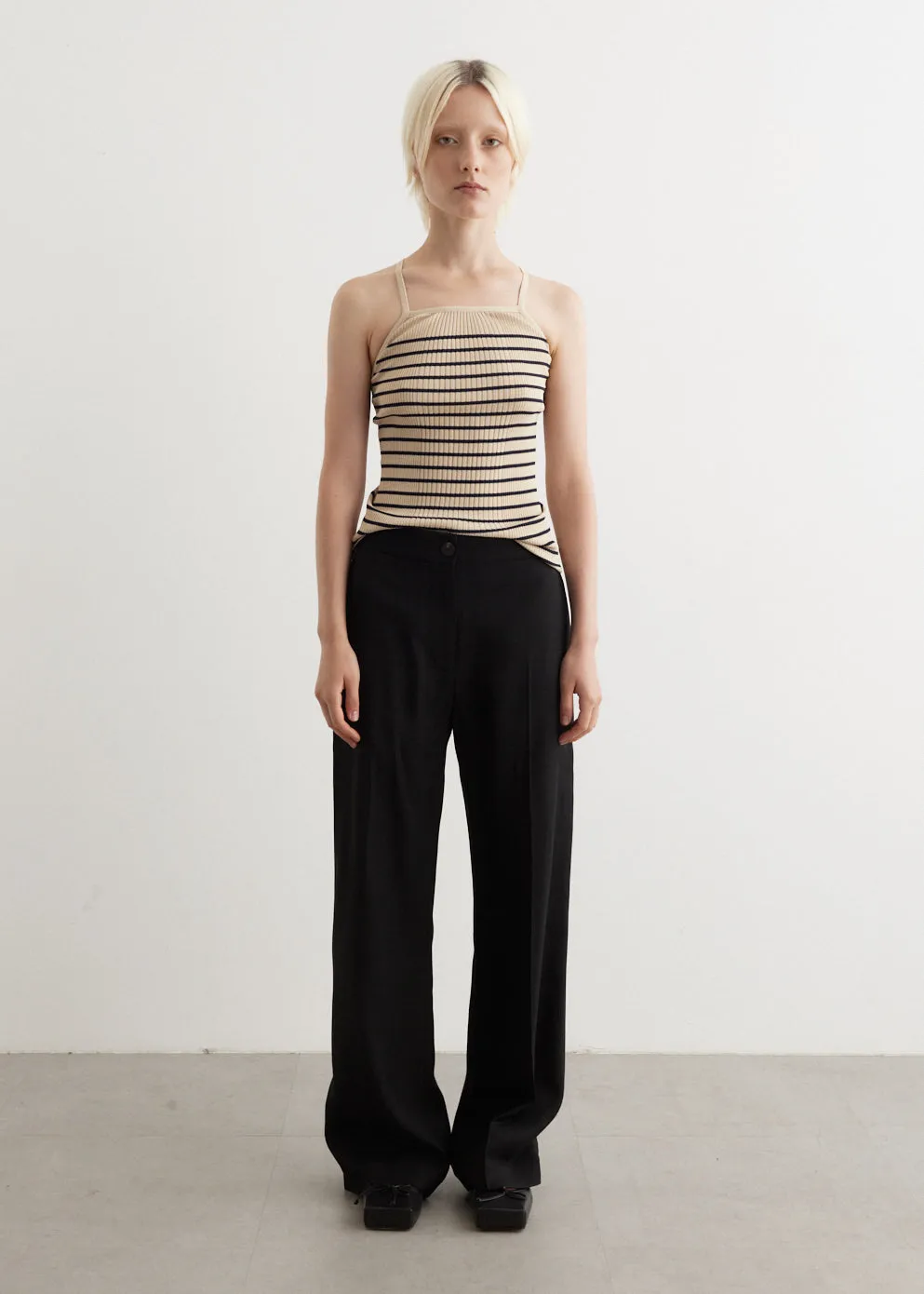 Halter Neck Sleeveless Knit