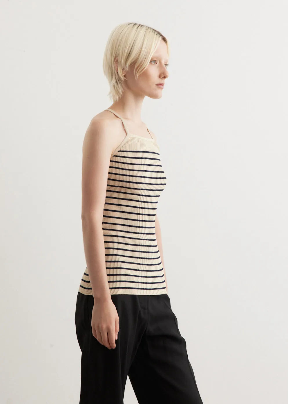 Halter Neck Sleeveless Knit