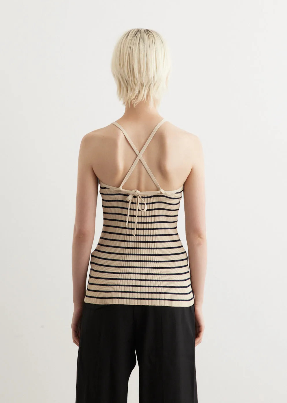 Halter Neck Sleeveless Knit