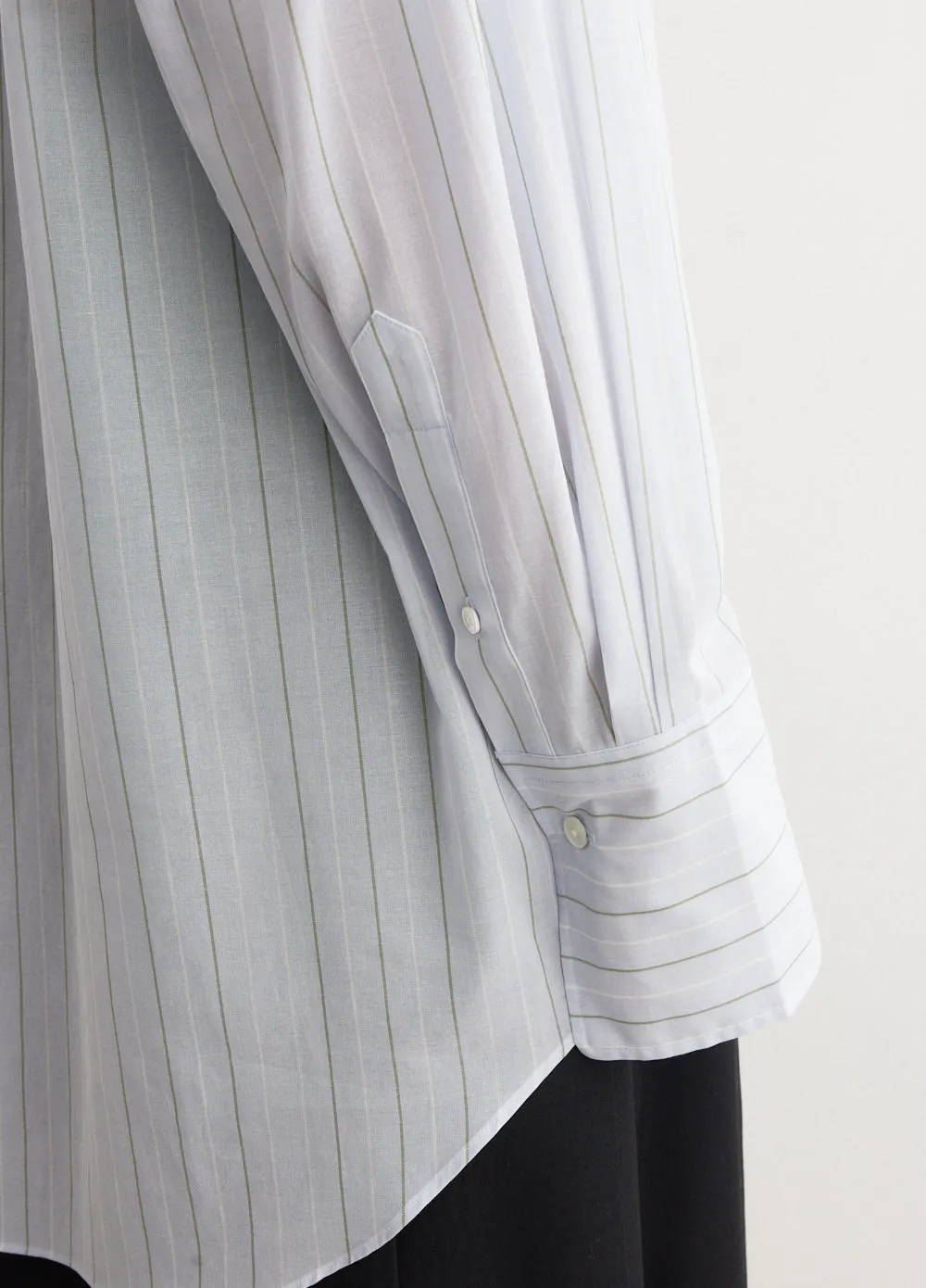 Hard Twist Finx Organdy Stripe Shirt