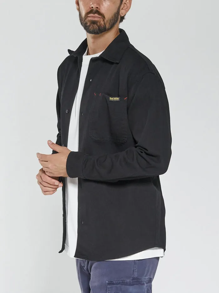 Hard Yakka x Thrills Long Sleeve Work Shirt - Black