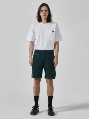 Hard Yakka x Thrills Slacker Cargo Short - Yakka Green