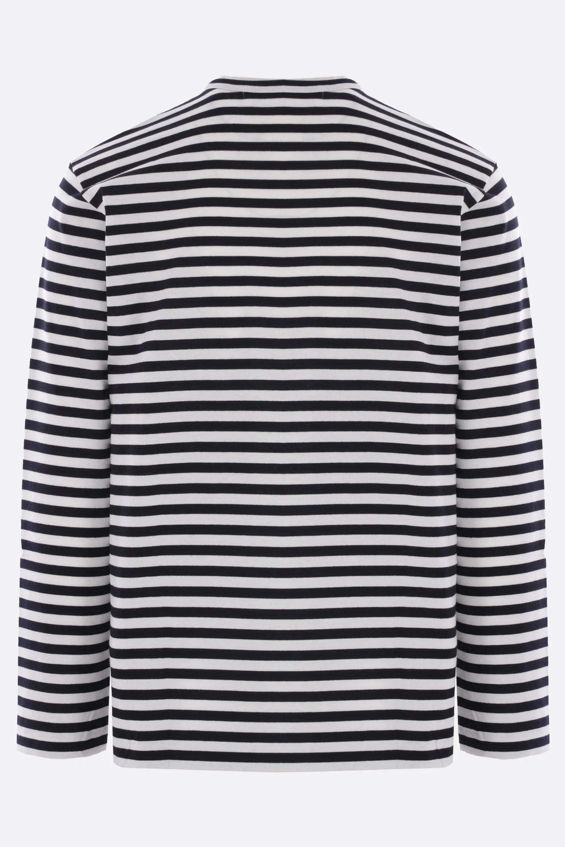 Heart patch cotton long-sleeve t-shirt