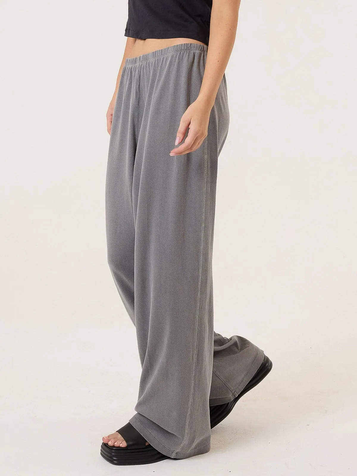 Hemp Relax Pant - Grey Ash