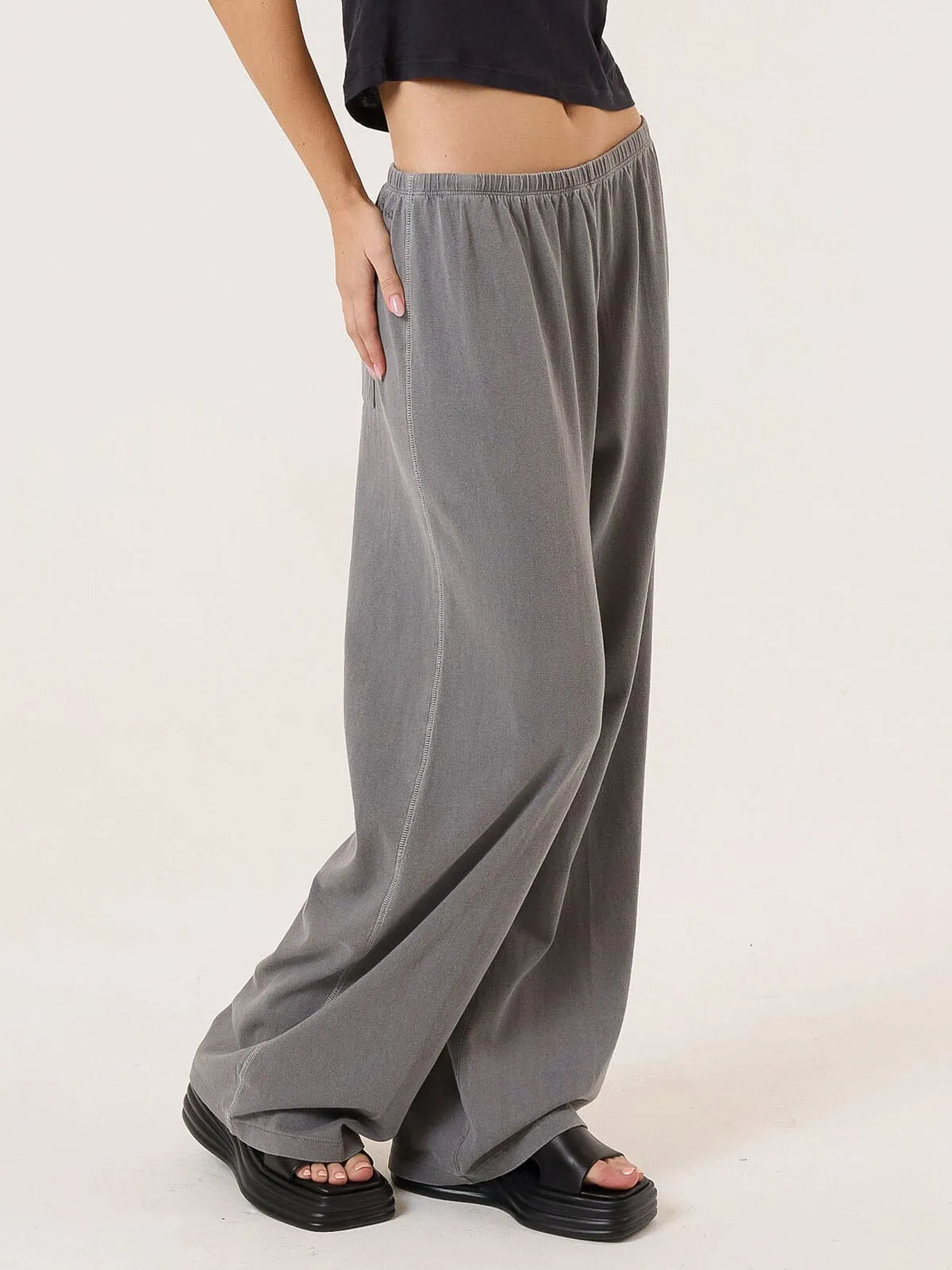 Hemp Relax Pant - Grey Ash
