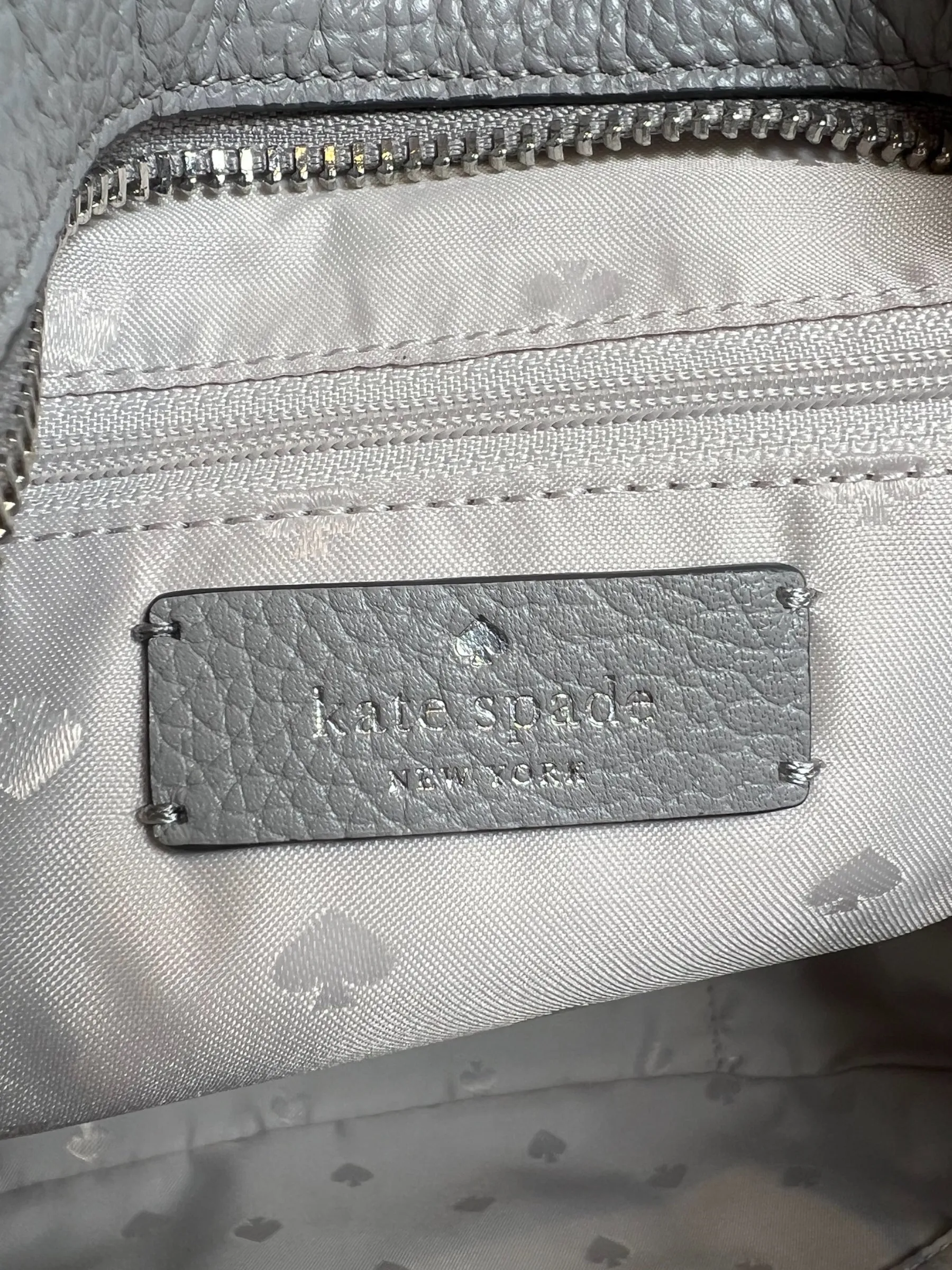 Kate Spade Leather Grey Lexy Shoulder Bag