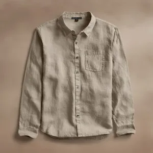 Lightweight Linen Shirt - Mineral Pigment