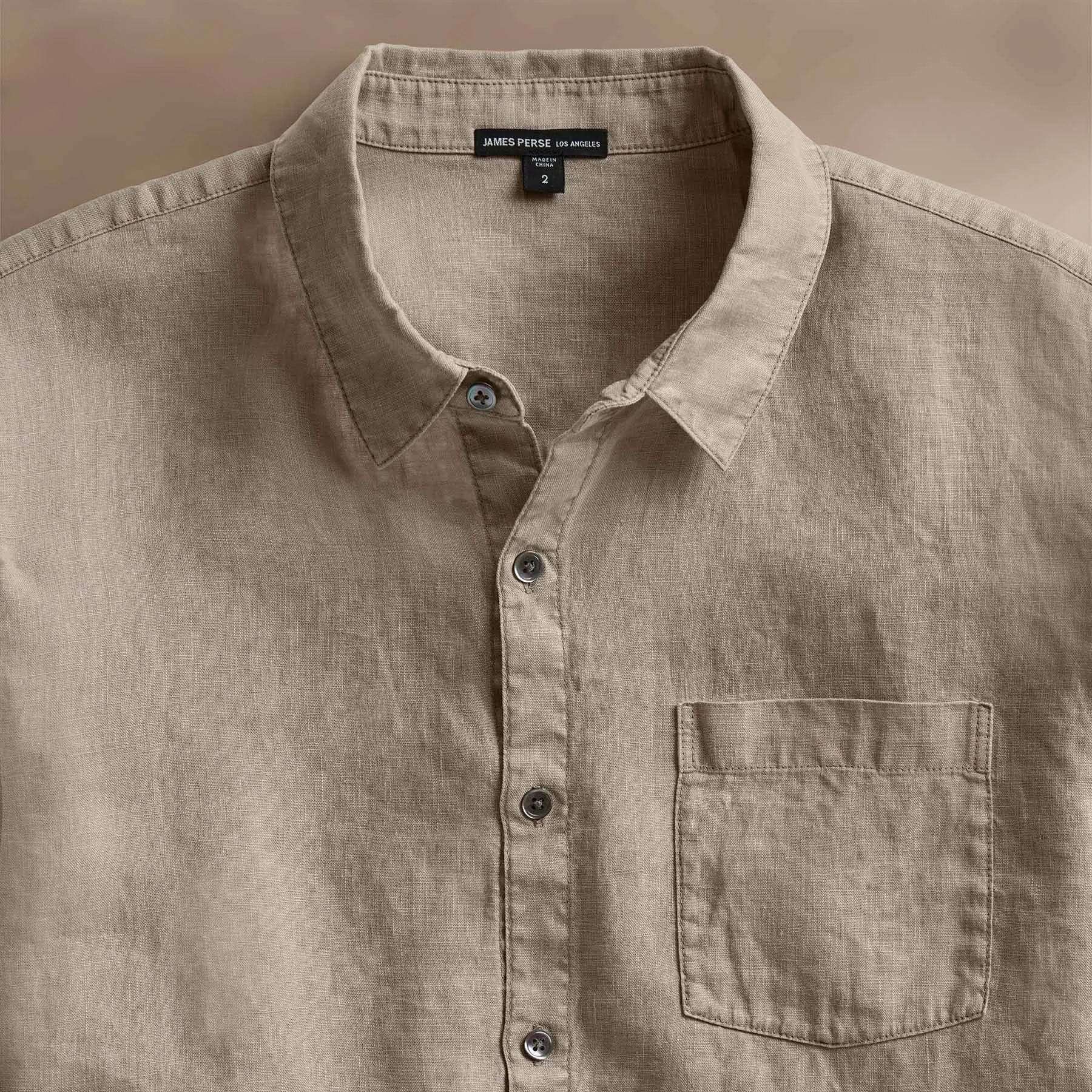 Lightweight Linen Shirt - Mineral Pigment