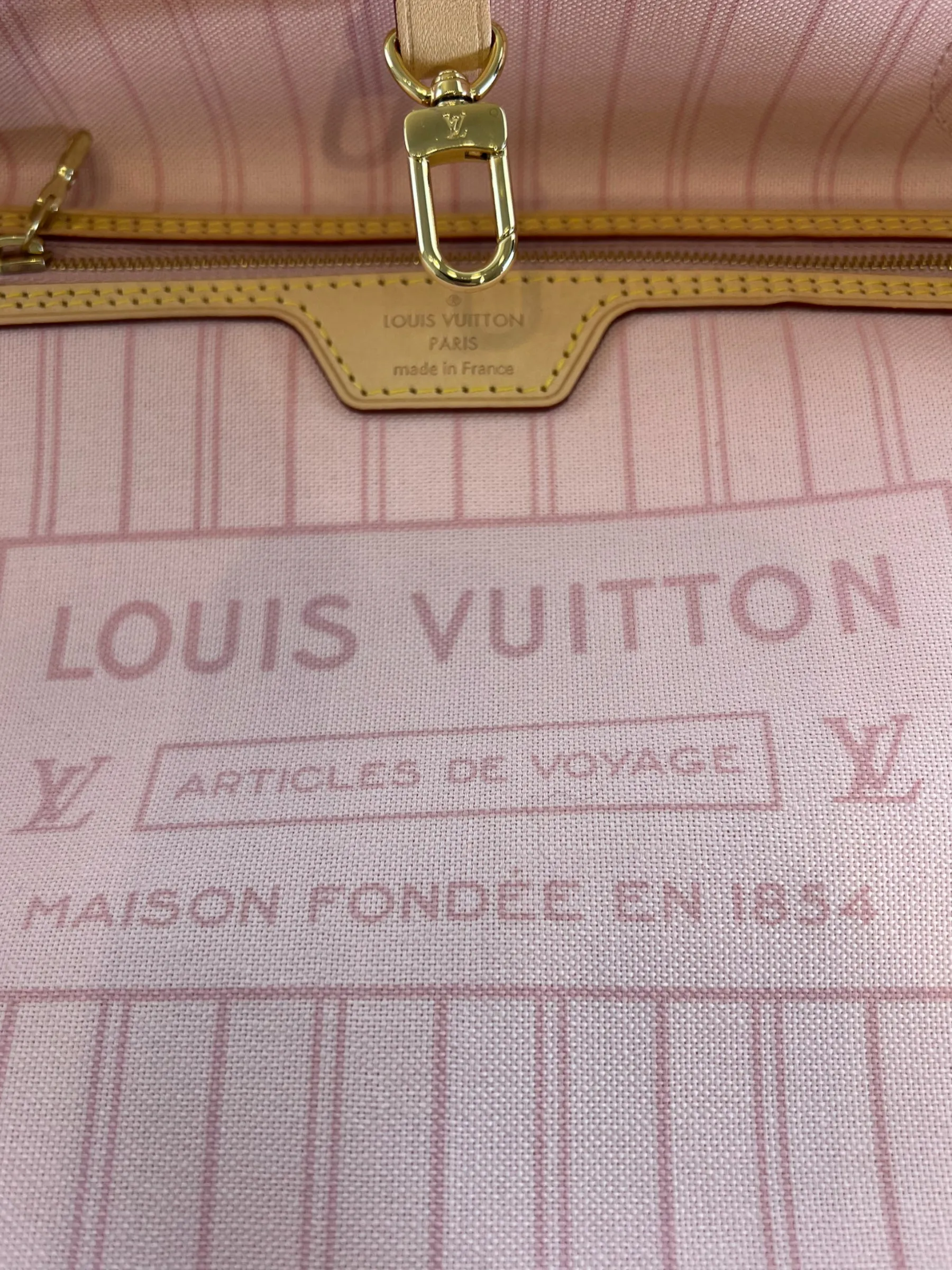 Louis Vuitton Damier Azur Canvas & Leather Neverfull MM